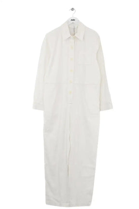 Combinaison Septem Paris Blanc en Coton, taille L - Seconde Main