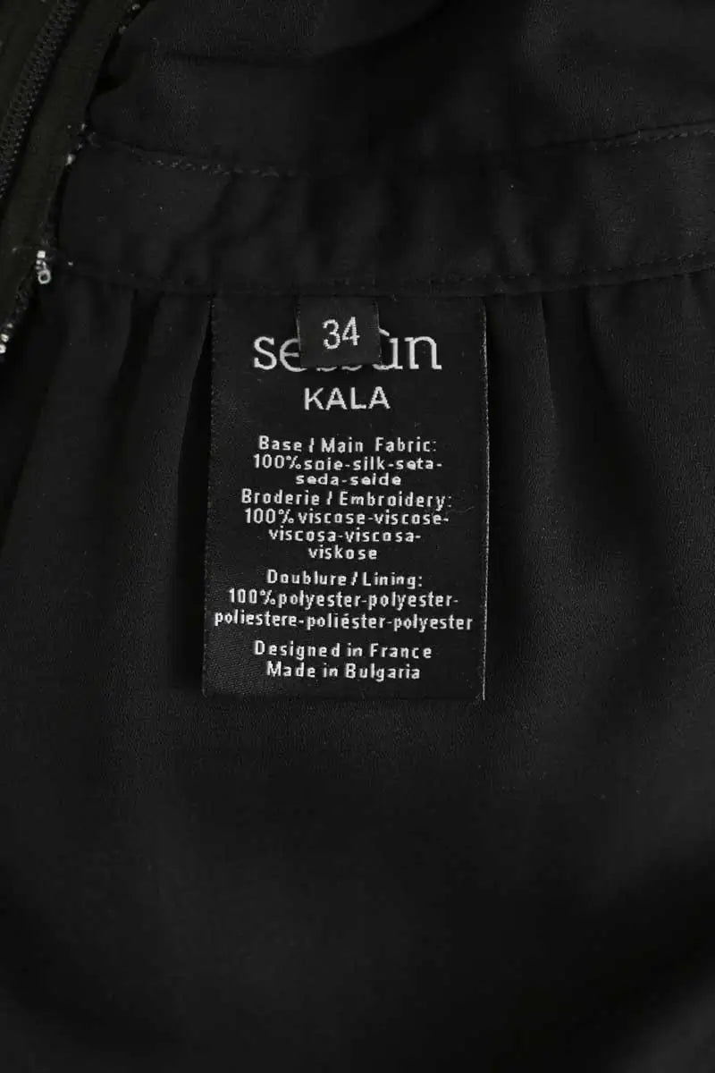 Combinaison Sessun Noir en Soie