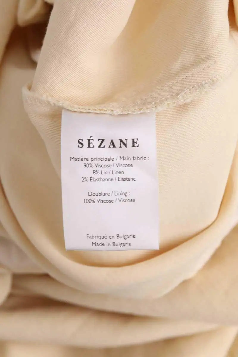 Combinaison Sézane Beige en Viscose