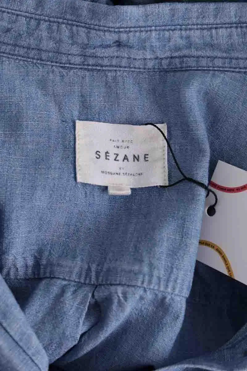 Combinaison Sézane Bleu en Coton