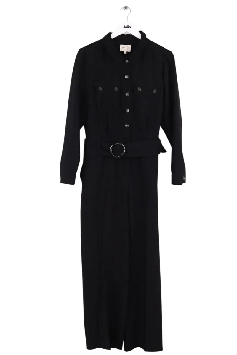 Combinaison Sézane Noir en Coton, taille XL - Seconde Main