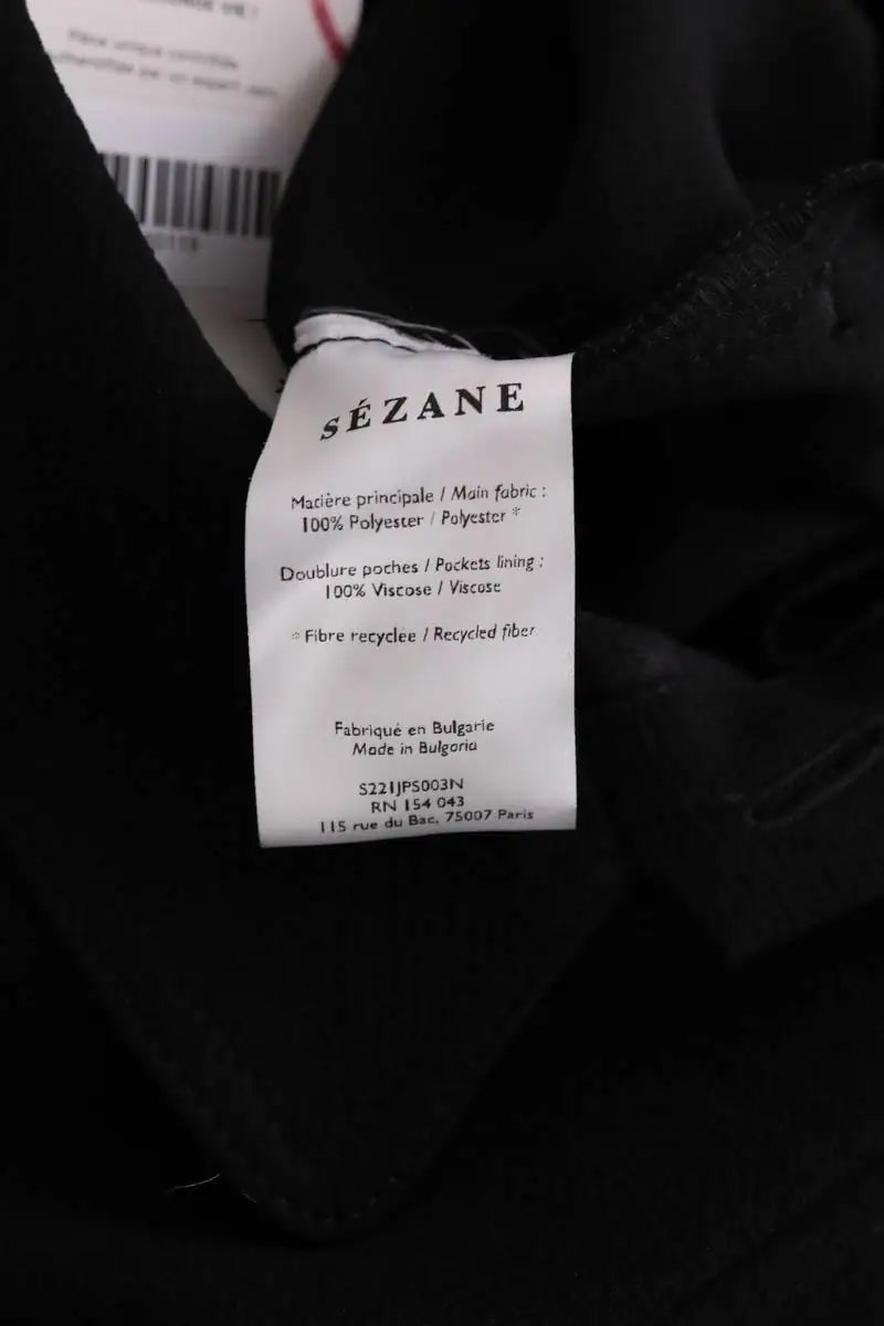 Combinaison Sézane Noir en Coton