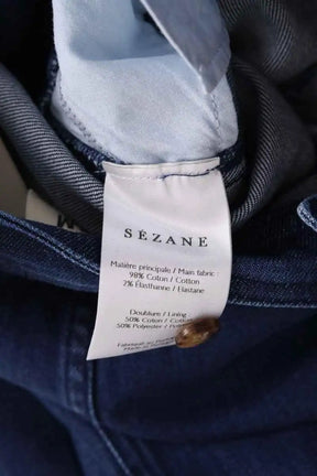 Combinaison Sézane Rosario denim Bleu en Coton