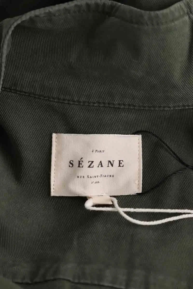 Combinaison Sézane Vert en Coton