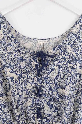 Combinaison Short  Soeur Bleu en Coton