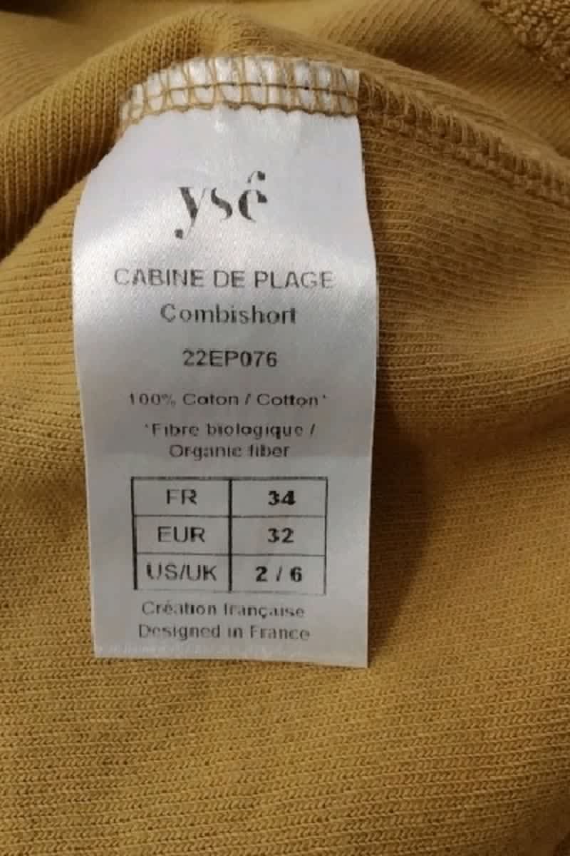 Combinaison Ysé Marron en Coton
