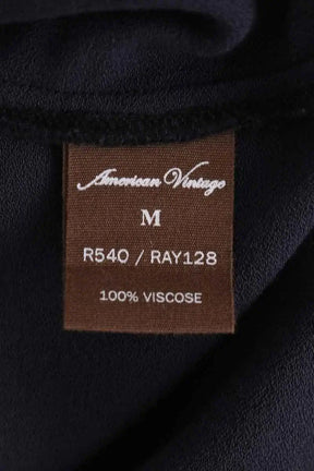 Combishort American Vintage Bleu en Viscose