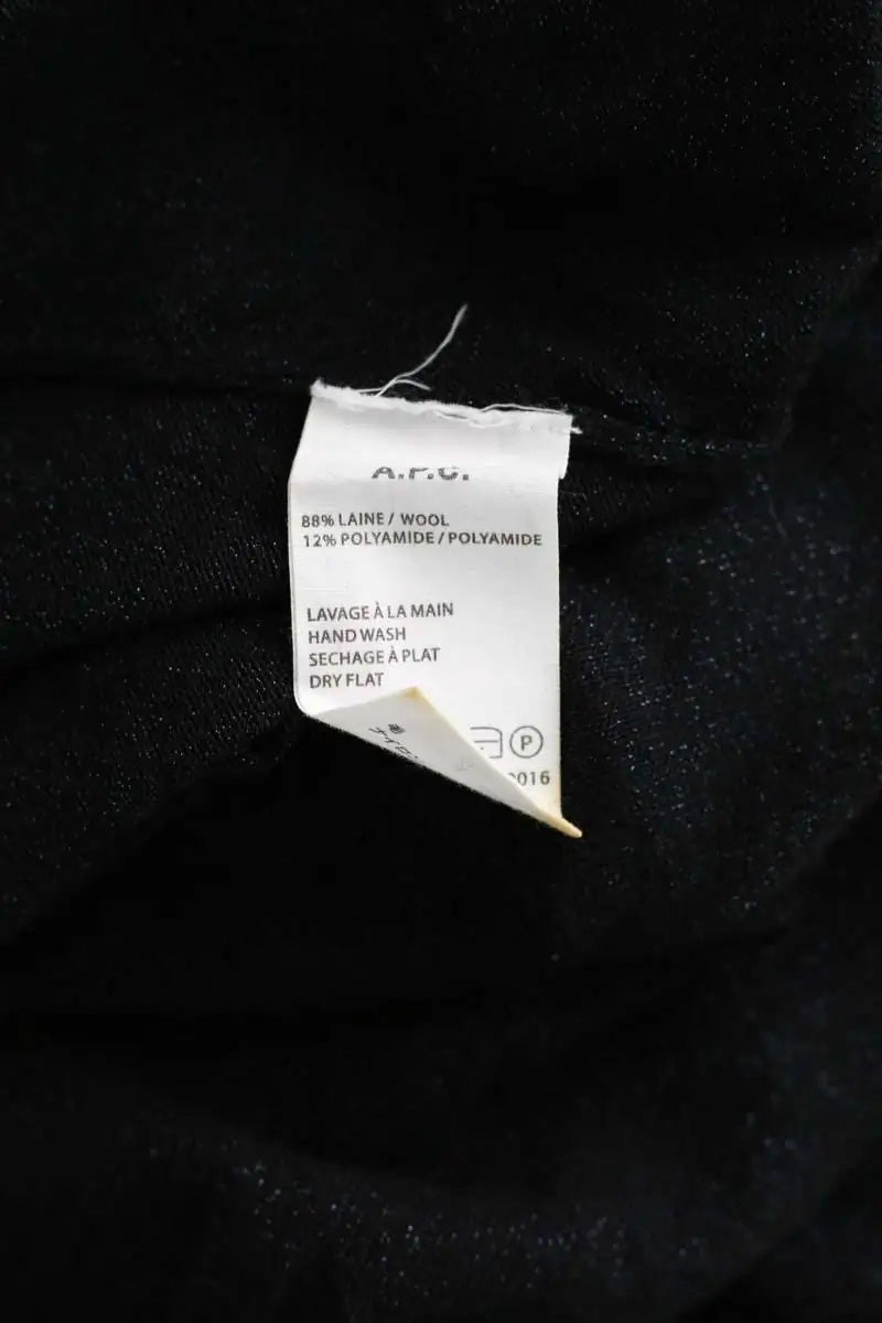 Combishort APC Noir en Laine