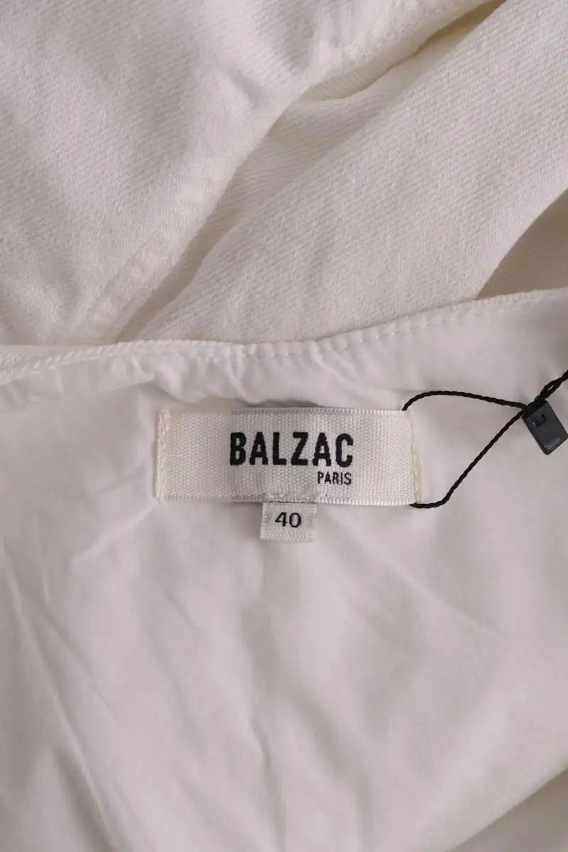 Combishort Balzac Blanc en Coton