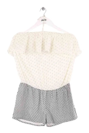 Combishort Ba&Sh Ecru en Coton, taille S - Seconde Main