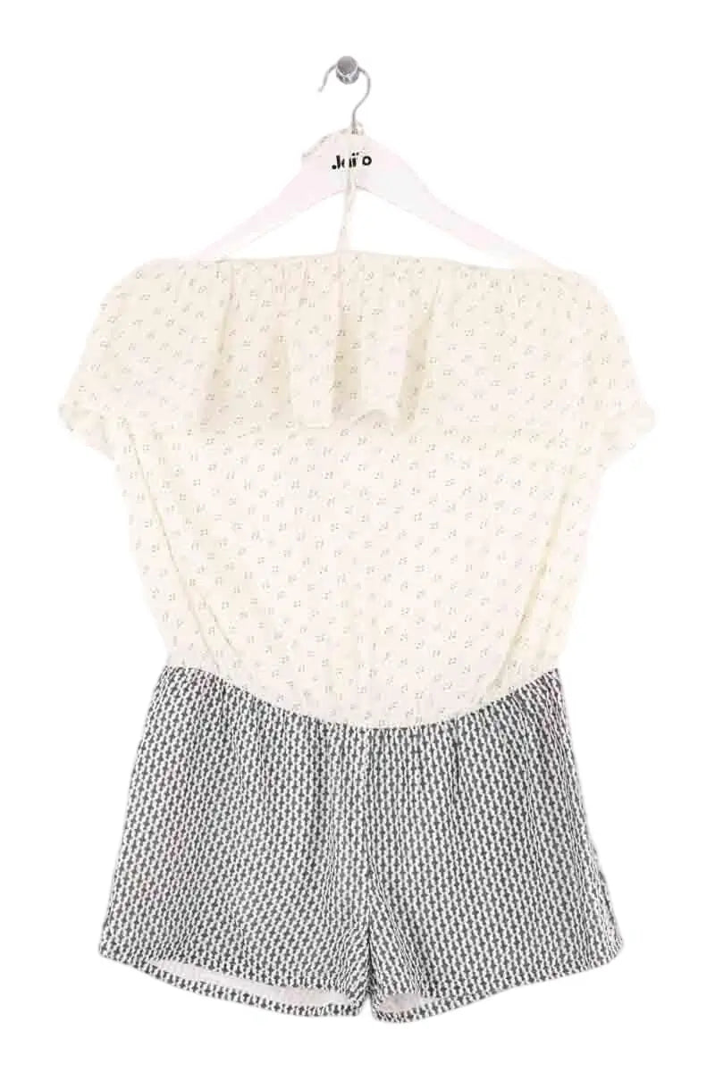 Combishort Ba&Sh Ecru en Coton, taille S - Seconde Main