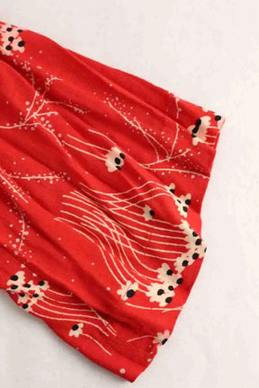 Combishort Bash Rouge en Viscose