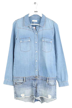 Combishort Ba&Sh Thomas Bleu en Coton, taille M - Seconde Main
