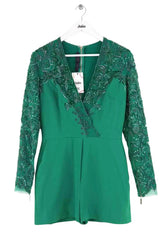 Combishort Elie Saab Vert en Viscose, taille S - Seconde Main