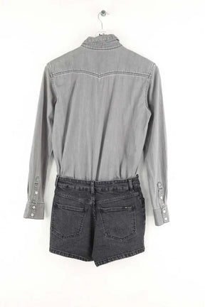 Combishort Maje Gris en Coton