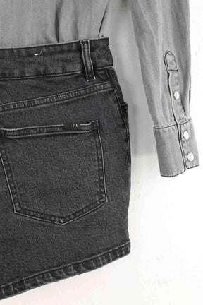 Combishort Maje Gris en Coton