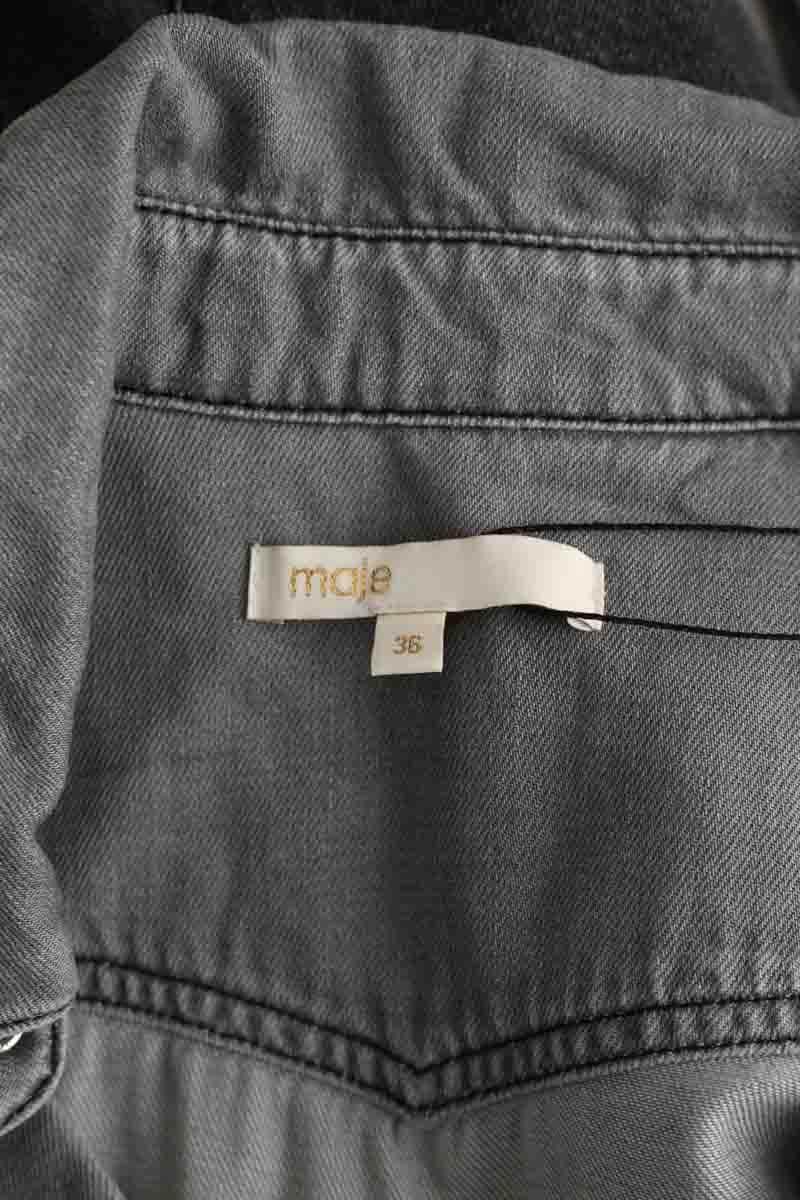 Combishort Maje Gris en Coton