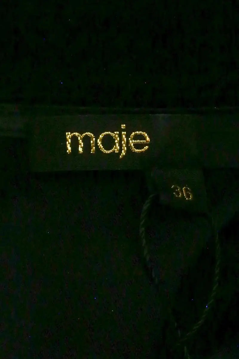 Combishort Maje Noir en Coton
