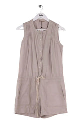 Combishort Sandro Gris en Coton, taille S - Seconde Main
