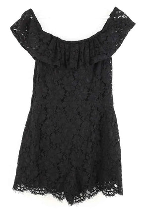 Combishort Sandro Noir en Coton