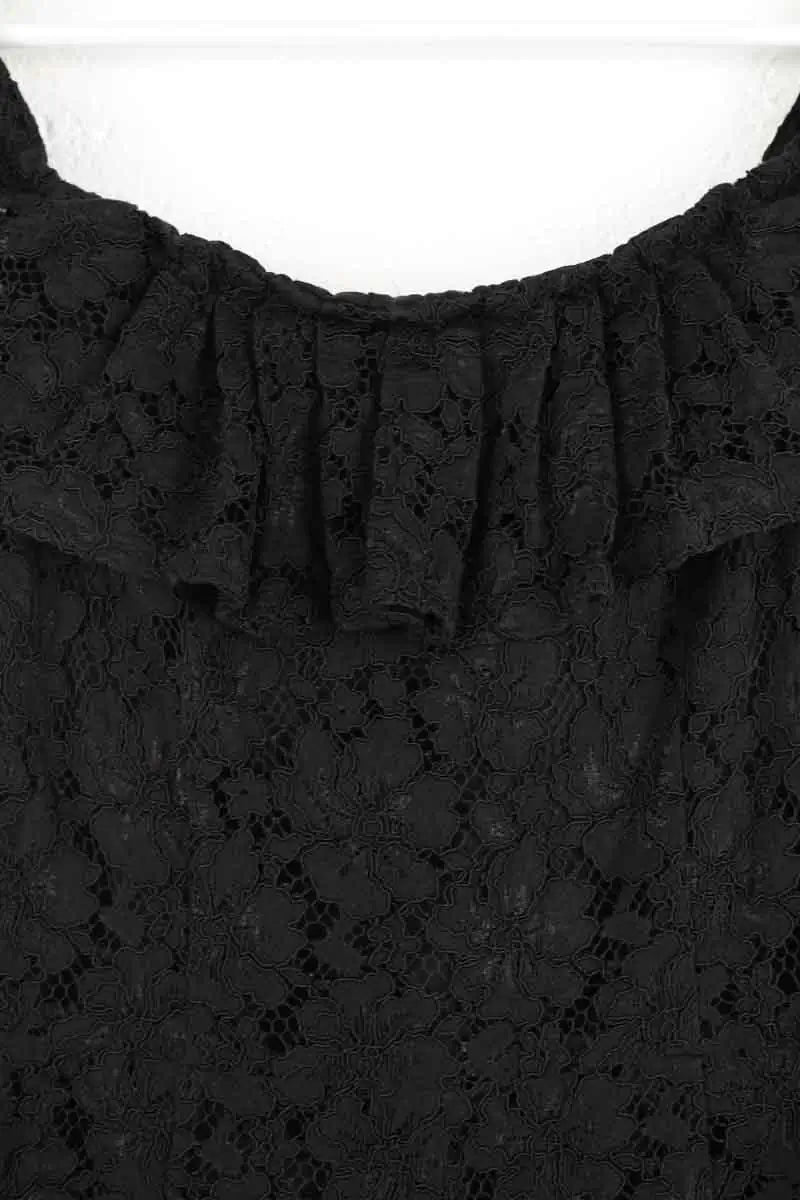 Combishort Sandro Noir en Coton