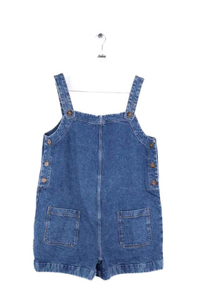 Combishort Sézane Bleu en Coton, taille XL - Seconde Main