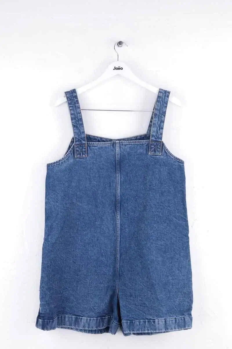 Combishort Sézane Bleu en Coton
