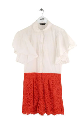 Combishort Tara Jarmon Rouge en Synthétique, taille S - Seconde Main