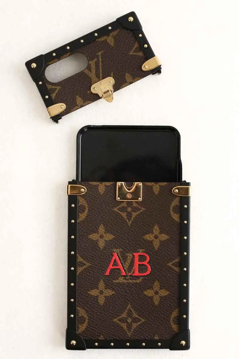 Coque de IPhone 7+ Louis Vuitton Marron en 