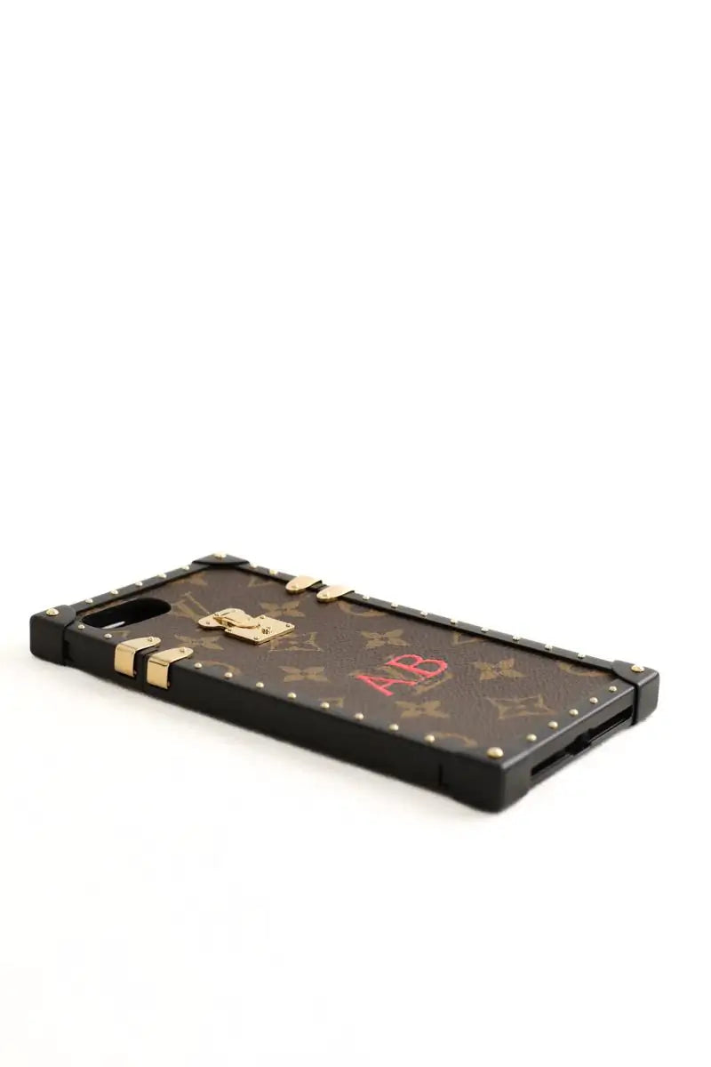 Coque de IPhone 7+ Louis Vuitton Marron en 