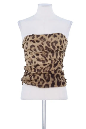 Corset Dolce & Gabbana Marron en Soie, taille S - Seconde Main