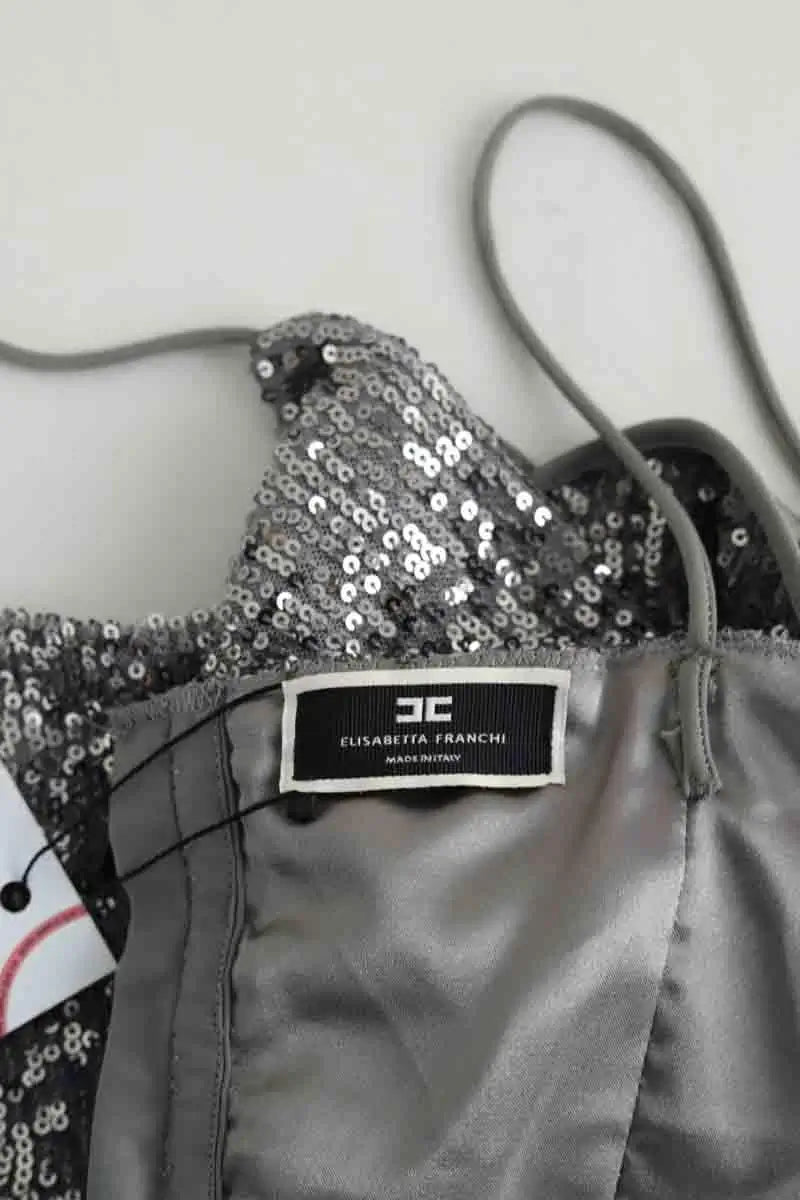 Corset Elisabetta Franchi Argent en Synthétique