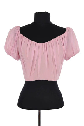 Corset Giambattista Valli Rose en Soie, taille S - Seconde Main