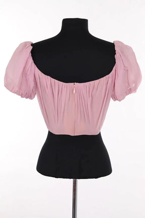 Corset Giambattista Valli Rose en Soie