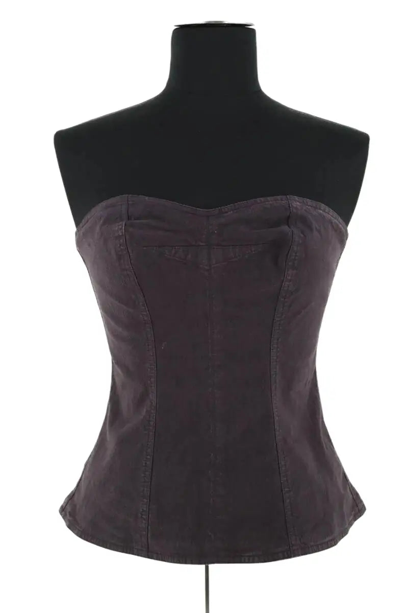 Corset Isabel Marant Ezikio Violet en Lin, taille M - Seconde Main