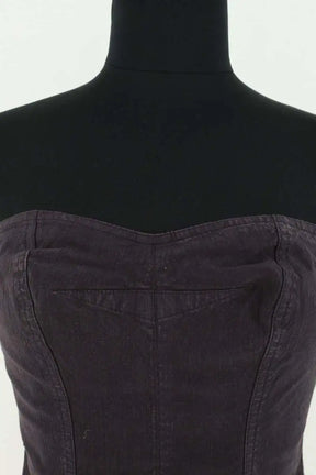 Corset Isabel Marant Ezikio Violet en Lin