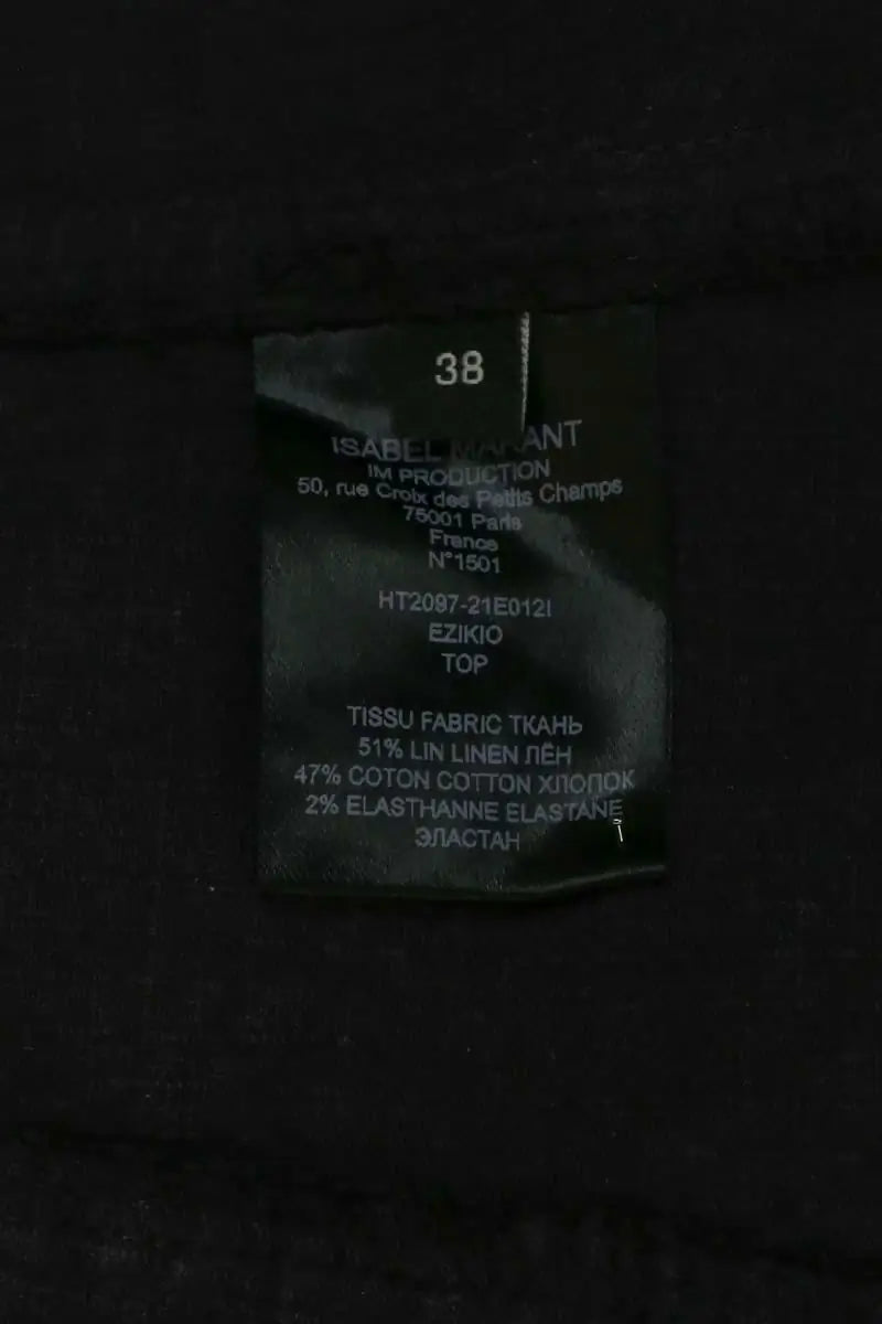 Corset Isabel Marant Ezikio Violet en Lin