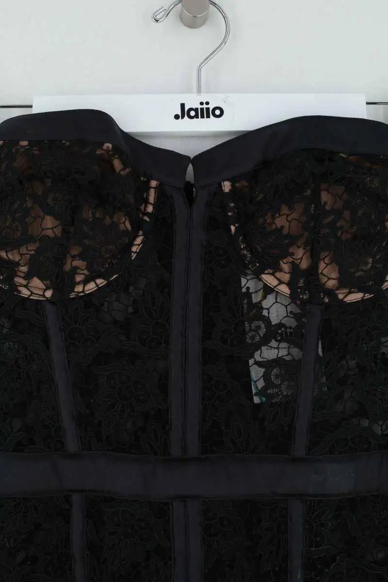 Corset La Perla Noir en Synthétique