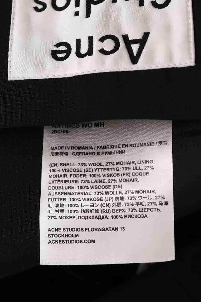 Costume Acne Studios Noir en Viscose