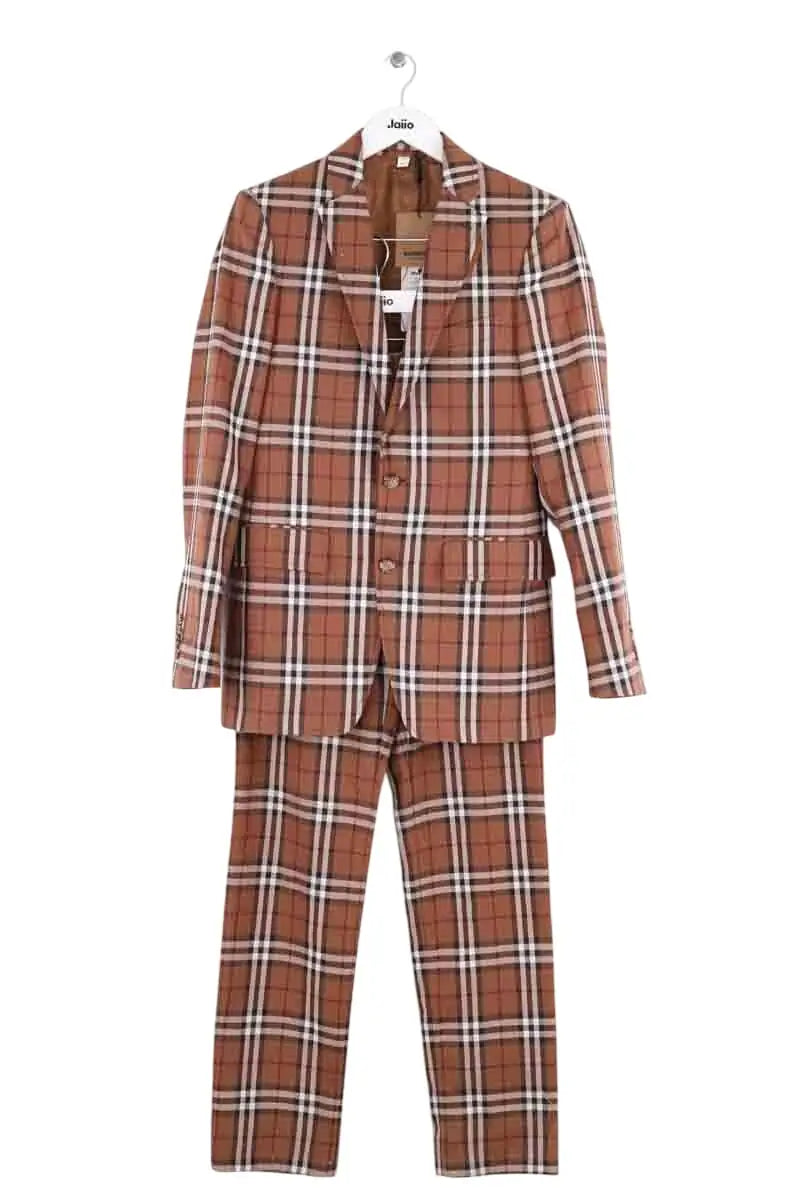 Costume Burberry Marron en Laine, taille XL - Seconde Main