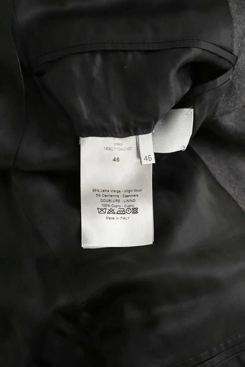 Costume Dior Gris en Laine