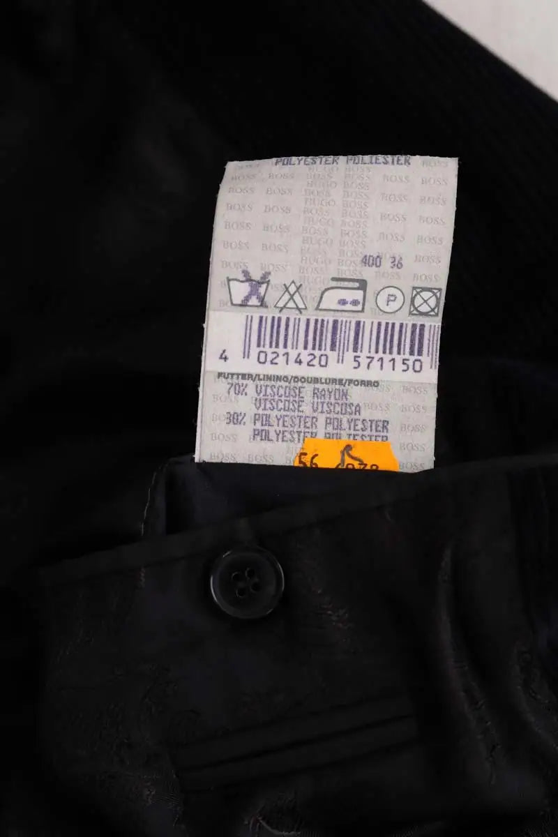 Costume Hugo Boss Marine en Coton
