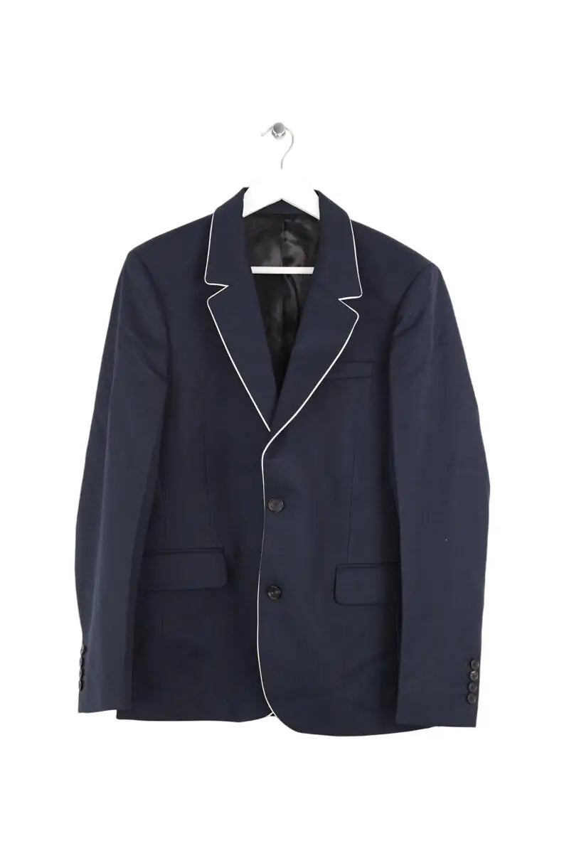 Costume Sandro Marine en Laine, taille M - Seconde Main