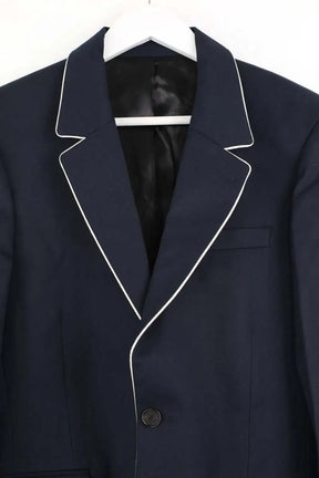 Costume Sandro Marine en Laine