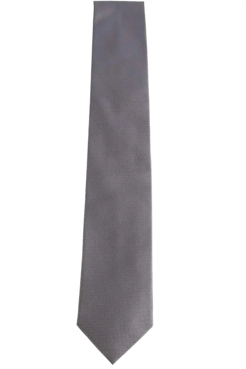 Cravate Boss Gris en Soie - Seconde Main
