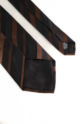 Cravate Boss Marron en Soie