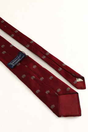 Cravate Burberry Bordeaux en Soie