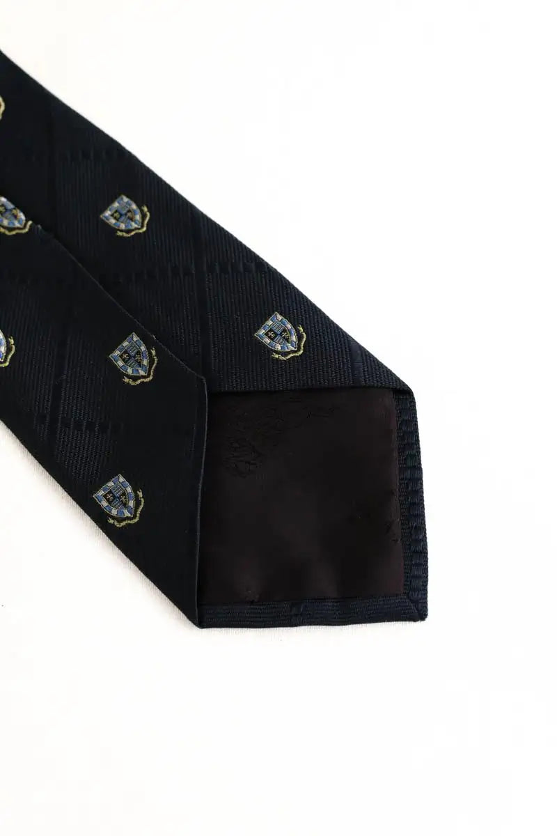Cravate Burberry Marine en Soie