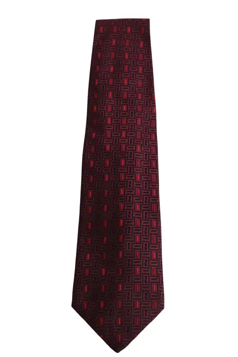 Cravate Fendi Rouge en Soie - Seconde Main