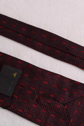 Cravate Fendi Rouge en Soie